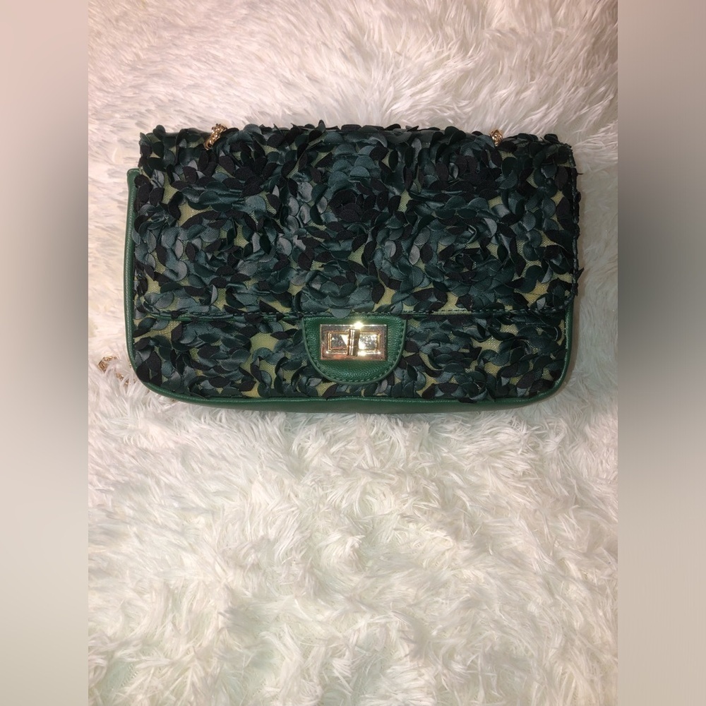 Mellow World Floral Green Women's Bag